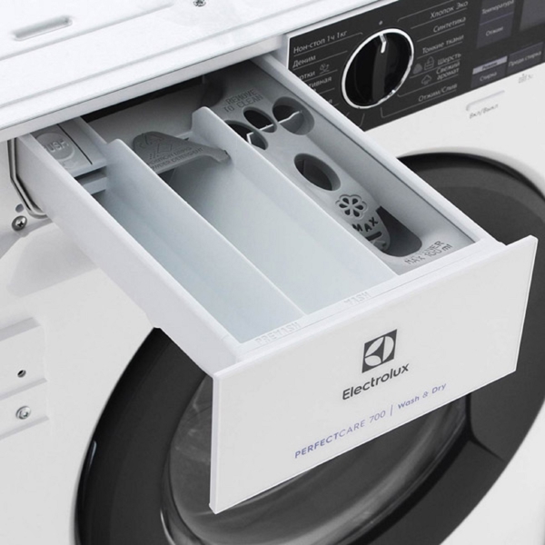 Electrolux EW7W3R68SI, 8Kg, 1600Rpm, A, Built-in, White