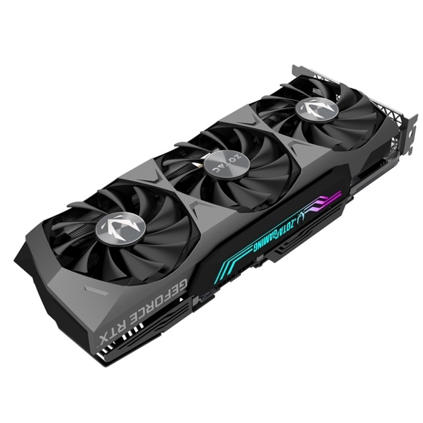 ვიდეო დაფა Zotac ZT-A30710Q-10P, Gaming GeForce  RTX3070 Ti, 8GB, 256bit, HDMI, DP, Black