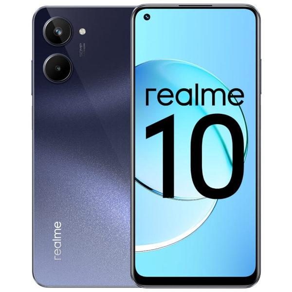 მობილური ტელეფონი Realme 10, 8GB, 128GB, Dual Sim, Black