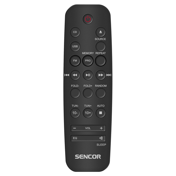 Sencor SMC 4120B, 12W, Bluetooth, USB, FM, Micro System, Black/Silver