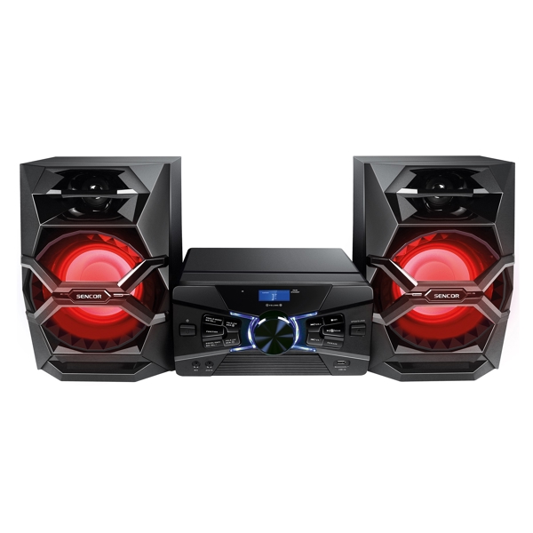 Sencor SMC 8000B, 100W, Bluetooth, USB, FM, CD, MP3, Micro System, Black