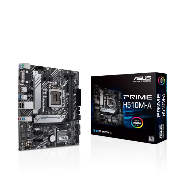 დედა დაფა Asus 90MB17C0-M0EAY0 Prime H510M-A, LGA1200, DDR4, DIMM, 64GB