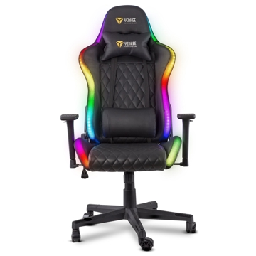 გეიმერული სავარძელი Yenkee YGC 300RGB, Gaming Chair, Black