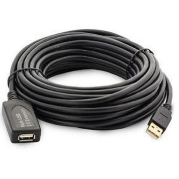 USB დამაგრძელებელი Kingda KDUSB3008-10M, USB Cable A Male to A Female, 10M, Black