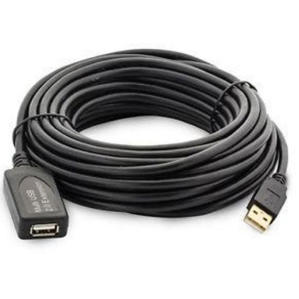 Kingda KDUSB3008-10M, USB Cable A Male to A Female, 10M, Black