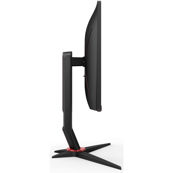 AOC 24G2SU/BK, 23.8", Monitor, FHD, VA, HDMI, DP, USB, VGA, Black/Red