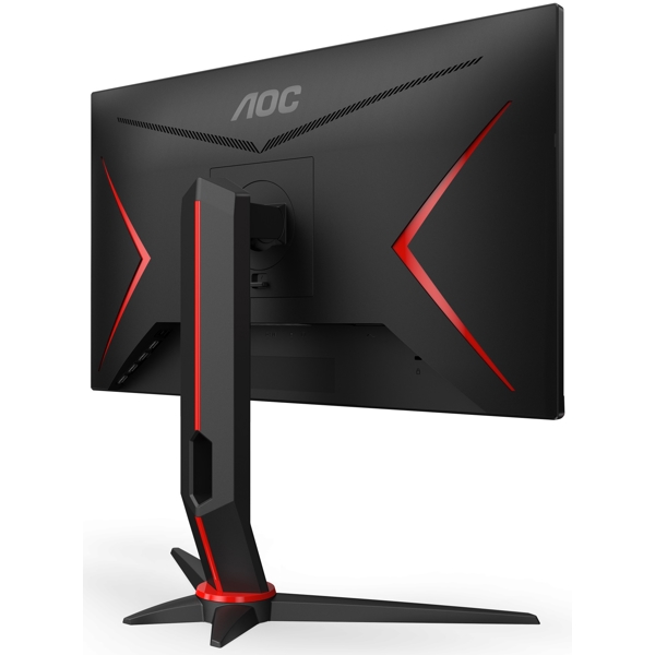 მონიტორი AOC 24G2SPU/BK, 24", Monitor, FHD, IPS, HDMI, VGA, DP, USB, Black/Red