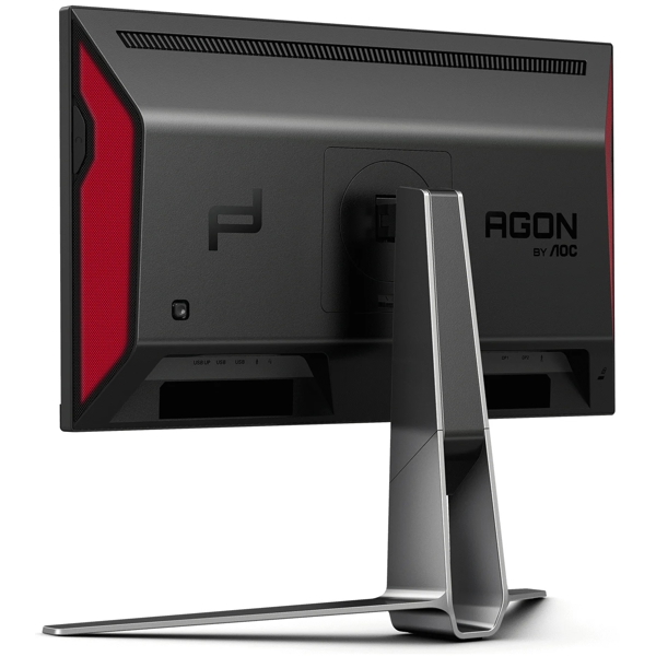 მონიტორი AOC PD27S, 27", Monitor, QHD, IPS, USB, 3.5mm, HDMI, DP, Black/Red