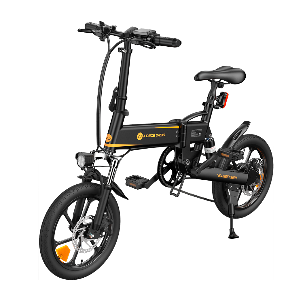 ელექტრო ველოსიპედი ADO A16 XE, 350W, Smart APP, Folding Electric Bike, 25KM/H, Black