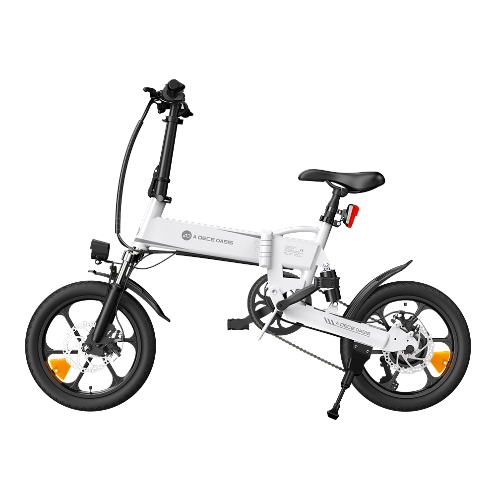 ელექტრო ველოსიპედი ADO A16 XE, 350W, Smart APP, Folding Electric Bike, 25KM/H, white