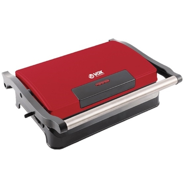 VOX SM123R, 700W, Sandwich Maker, Red