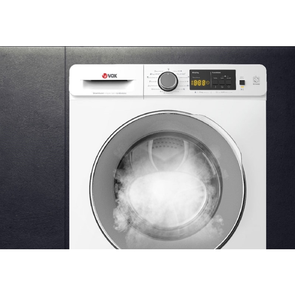 სარეცხი მანქანა Vox WM1410-SAT15ABLDC, 10Kg, A, 1400Rpm, 77Db, Washing Machine, White