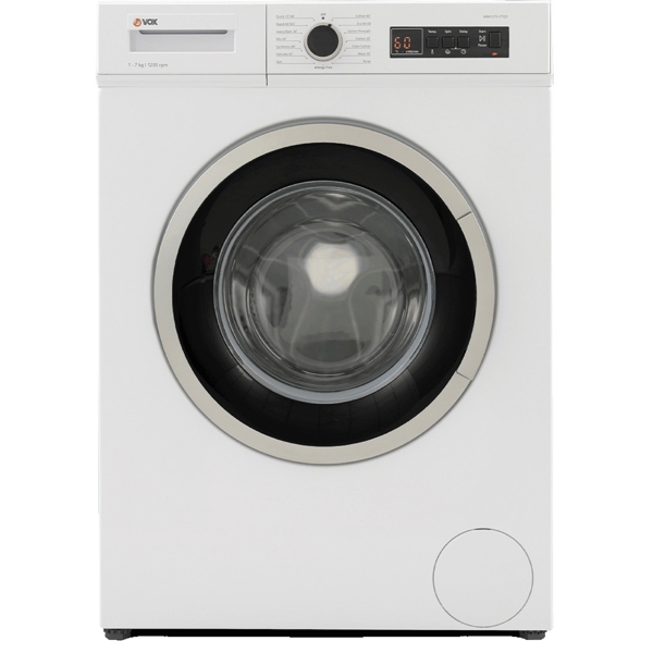 სარეცხი მანქანა Vox WM1275-YTQD, 7Kg, A+++, 1200Rpm, 79Db, Washing Machine, White