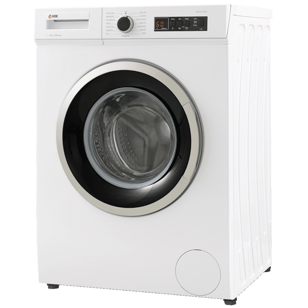 სარეცხი მანქანა Vox WM1275-YTQD, 7Kg, A+++, 1200Rpm, 79Db, Washing Machine, White