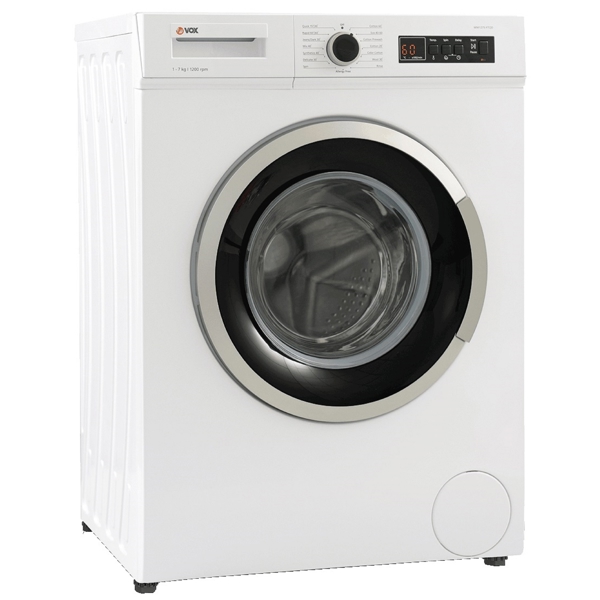 სარეცხი მანქანა Vox WM1275-YTQD, 7Kg, A+++, 1200Rpm, 79Db, Washing Machine, White