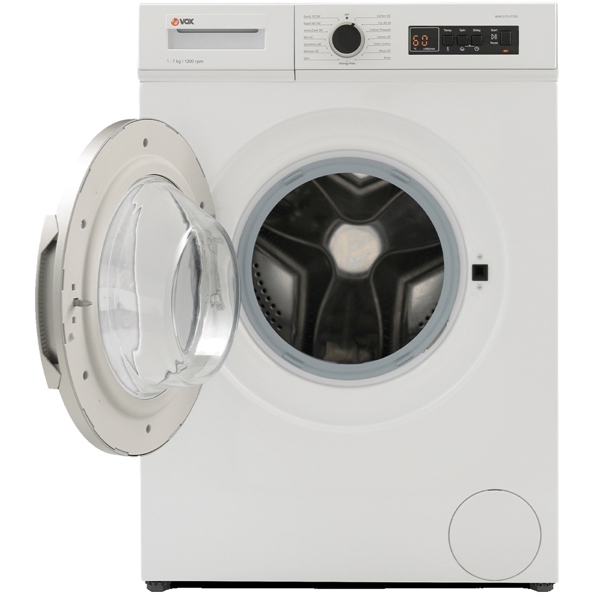 სარეცხი მანქანა Vox WM1275-YTQD, 7Kg, A+++, 1200Rpm, 79Db, Washing Machine, White