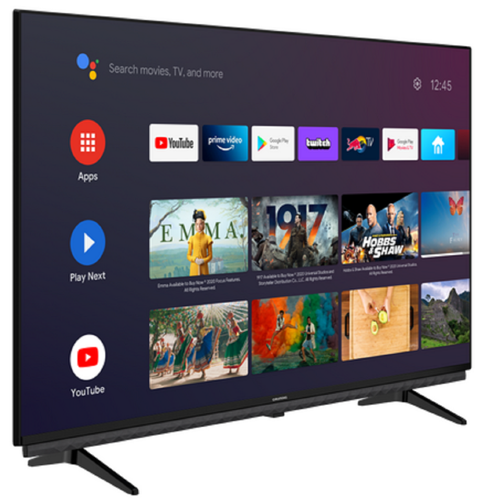 Grundig 55 GGU 7900B, 55", 4K UHD, Android, USB, HDMI, Ethernet, WIFI, BT, Black