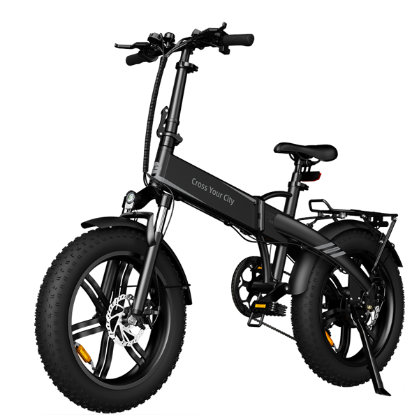 ელექტრო ველოსიპედი ADO A20F XE, 500W, Smart APP, Folding Electric Bike, 25KM/H, Black