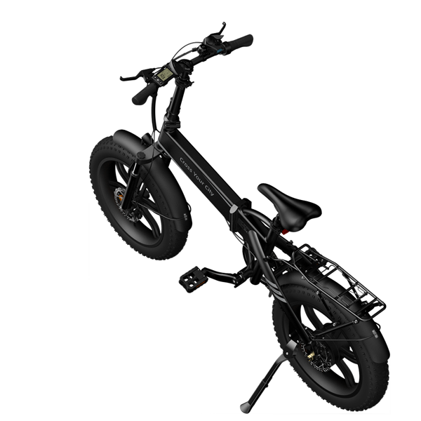 ელექტრო ველოსიპედი ADO A20F XE, 500W, Smart APP, Folding Electric Bike, 25KM/H, Black