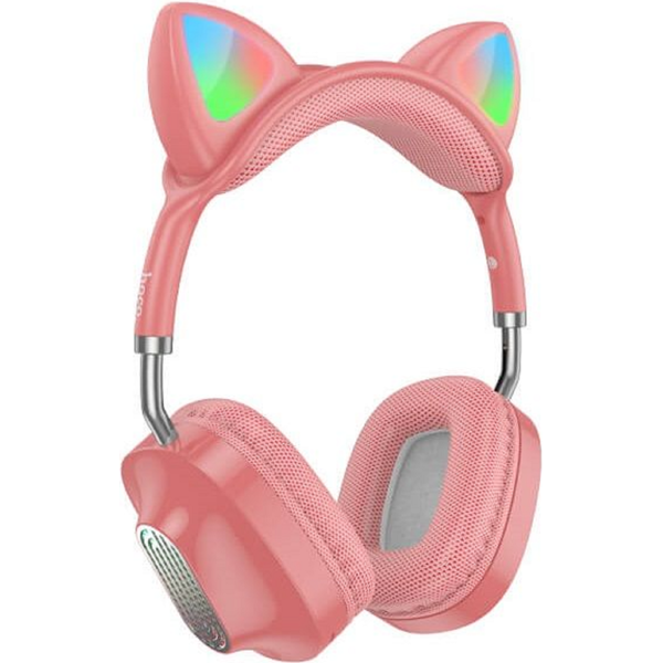 ყურსასმენი Hoco ESD13 Skill Cat Rar, Headset, Wireless, Bluetooth, 3.5mm, Pink