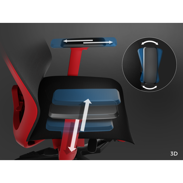 გეიმერული სავარძელი Genesis ASTAT700, Gaming Chair, Red