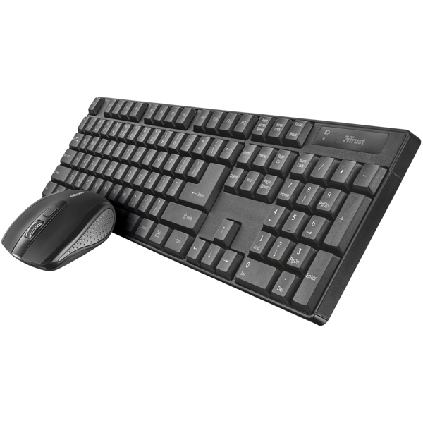 კლავიატურა+კომპლექტი Trust 24040 Qoby, Keyboard+Set, Black