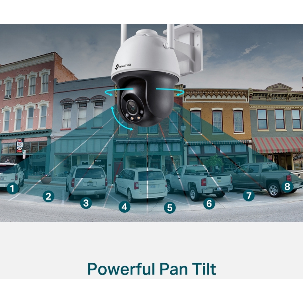 ვიდეო სათვალთვალო კამერა TP-Link VIGI C540-W(4mm), Wireless Outdoor Security Camera, 4MP, White