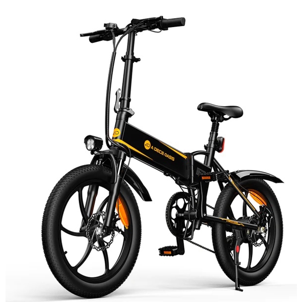 ელექტრო ველოსიპედი ADO A20+, 250W, Folding Electric Bike, 25KM/H, Black