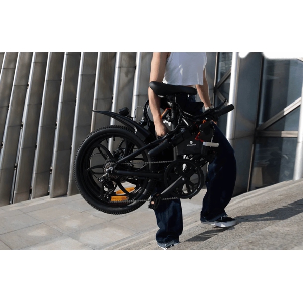 ელექტრო ველოსიპედი ADO A20+, 250W, Folding Electric Bike, 25KM/H, Black