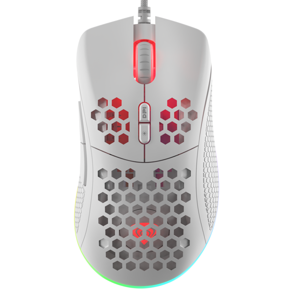 მაუსი Genesis Krypton550, Wired, USB, Gaming Mouse, White