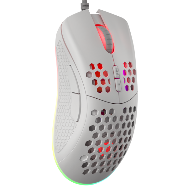 მაუსი Genesis Krypton550, Wired, USB, Gaming Mouse, White