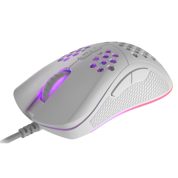 მაუსი Genesis Krypton550, Wired, USB, Gaming Mouse, White