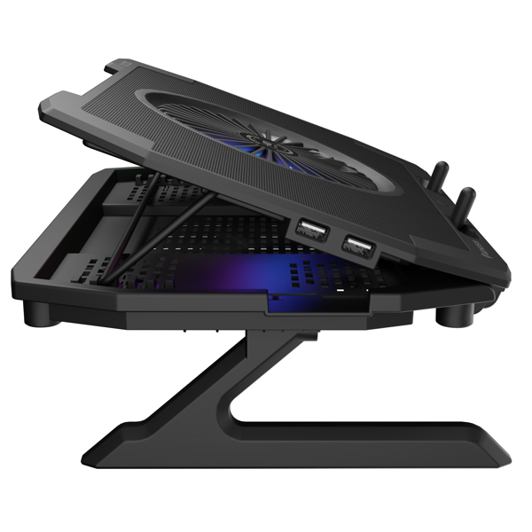 ნოუთბუქის გამაგრილებელი Genesis Oxid850RGB, 17.3", Gaming Cooling Pad, Laptop Stand, Black