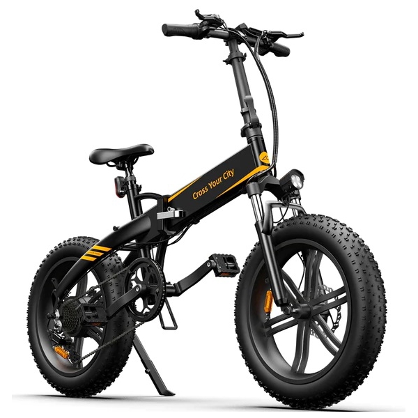 ADO A20F+, 500W, Smart APP, Folding Electric Bike, 25KM/H, Black