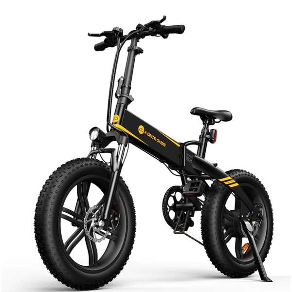 ADO A20F+, 500W, Smart APP, Folding Electric Bike, 25KM/H, Black