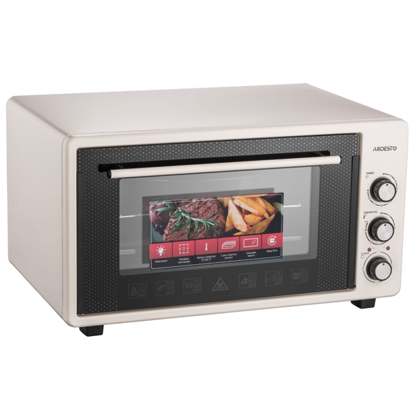 ელექტრო ღუმელი Ardesto MEO-S45GBG, 1600W, 45L, Electric Oven, Beige