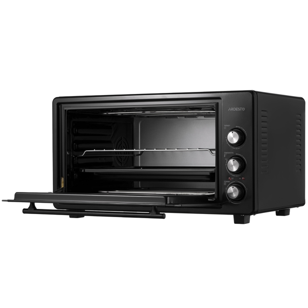 ელექტრო ღუმელი Ardesto MEO-S45FGB, 1600W, 45L, Electric Oven, Black