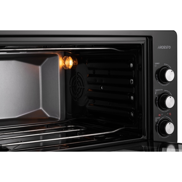 ელექტრო ღუმელი Ardesto MEO-S50GB, 1600W, 50L, Electric Oven, Black