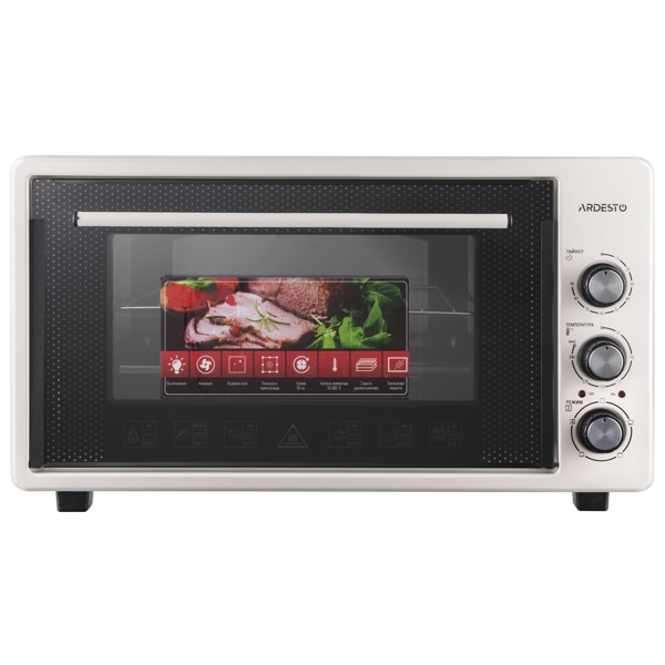 ელექტრო ღუმელი Ardesto MEO-S50FBG, 1600W, 50L, Electric Oven, Beige