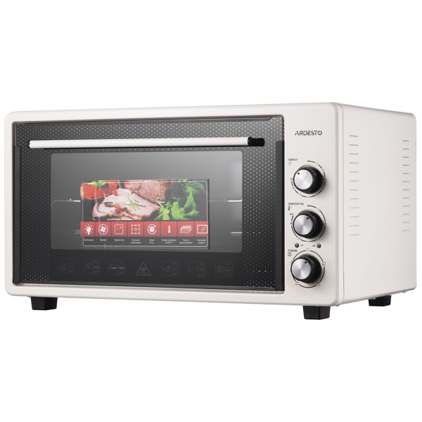 ელექტრო ღუმელი Ardesto MEO-S50FBG, 1600W, 50L, Electric Oven, Beige