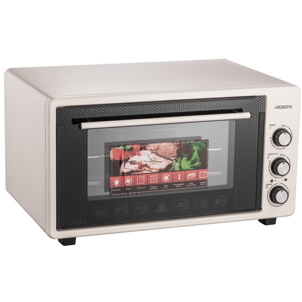 ელექტრო ღუმელი Ardesto MEO-S50FBG, 1600W, 50L, Electric Oven, Beige