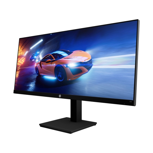 მონიტორი HP 2V7W6E9 X34, 34", Monitor, UWQHD, IPS, HDMI, DP, 3.5mm, Black