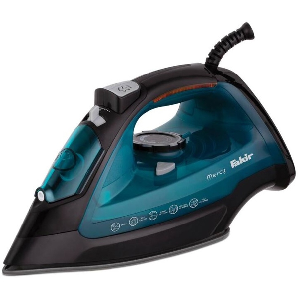 ორთქლის უთო Fakir 8682511900059, 2200W, 350ML, Steam Iron, Mercy Blue