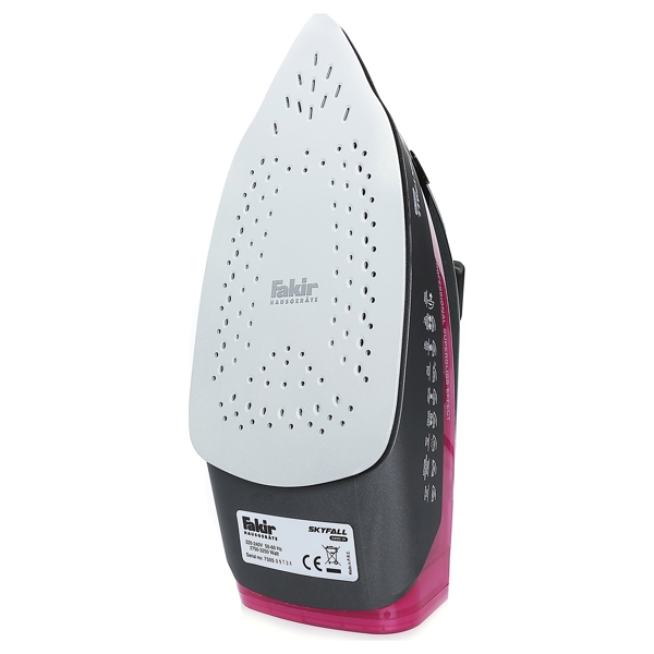 ორთქლის უთო Fakir 8690394661523, 2700W, 250ML, Steam Iron, Black