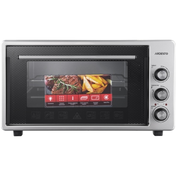 ელექტრო ღუმელი Ardesto MEO-S45GG, 1600W, 45L, Electric Oven, Gray