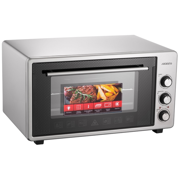 ელექტრო ღუმელი Ardesto MEO-S45GG, 1600W, 45L, Electric Oven, Gray