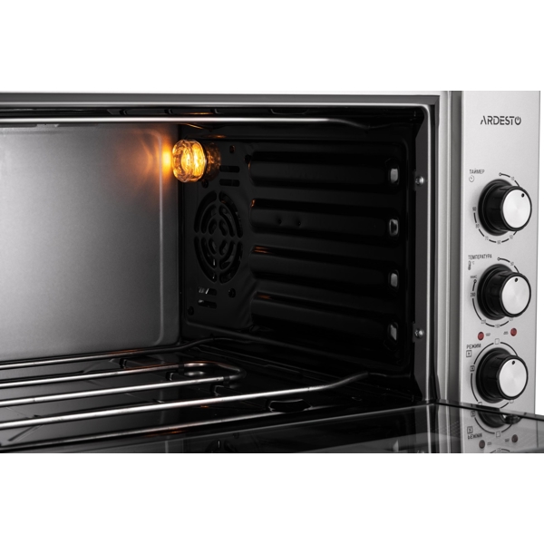 ელექტრო ღუმელი Ardesto MEO-S45GG, 1600W, 45L, Electric Oven, Gray