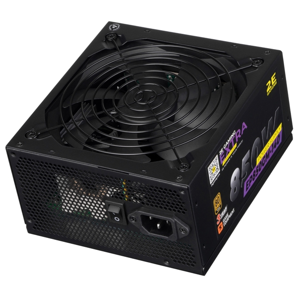 2E 2E-EP850GM-140, 850W, 80 Plus, Power Supply, Black