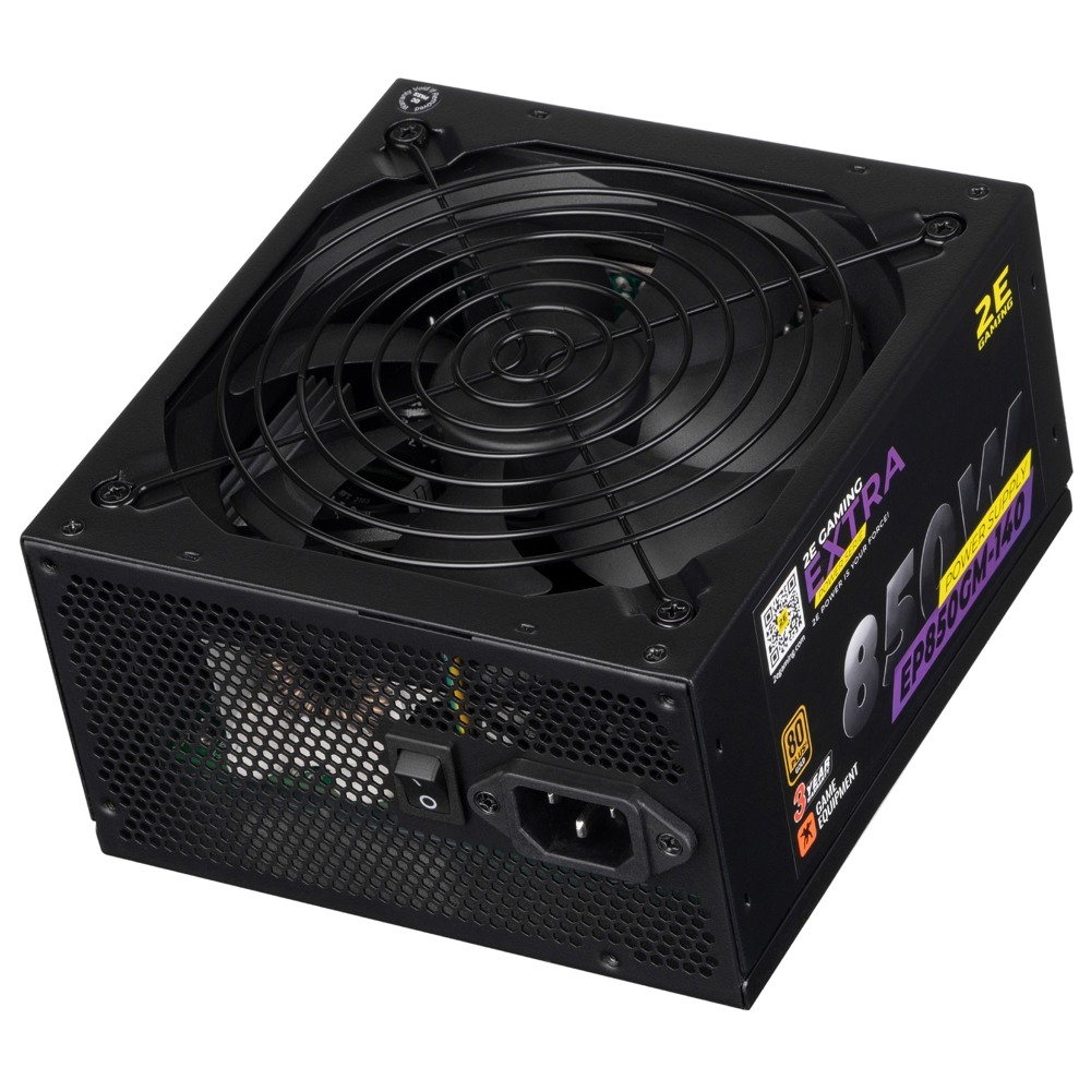 კვების ბლოკი 2E 2E-EP850GM-140, 850W, 80 Plus, Power Supply, Black