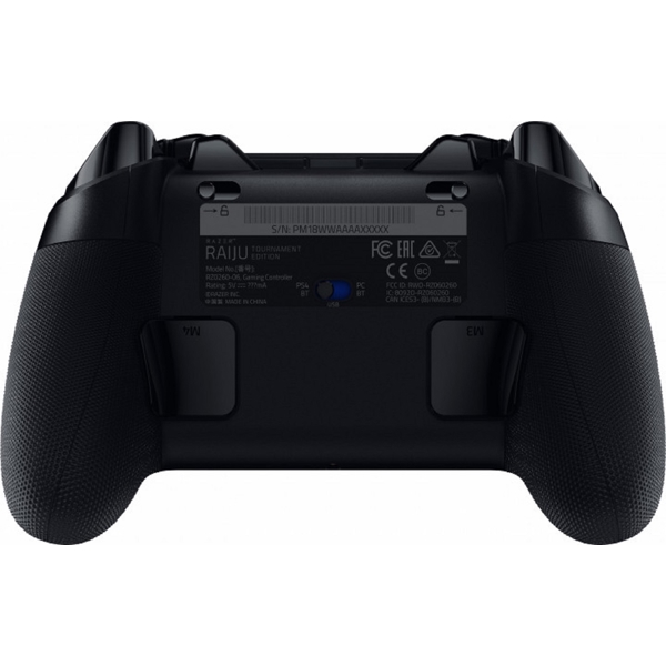 Razer RZ06-02610400-R3G1 Raiju, Controller For PlayStation 4, Wireless, USB, BT, Black